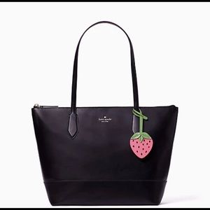 🍓🍓Kate Spade Large Black Leather Tote… BRAND NEW!!!🍓🍓